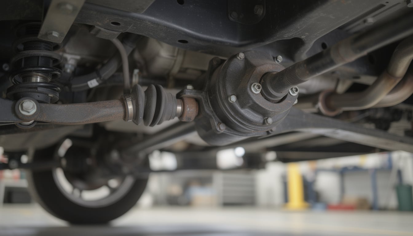 discover the key signs and symptoms of a failing driveshaft to prevent breakdowns and costly repairs. learn how to identify if your driveshaft is on the brink and what steps to take next.