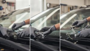 learn how to replace your car's window wiper linkage with this easy step-by-step guide, ensuring clear visibility and safe driving in any weather.